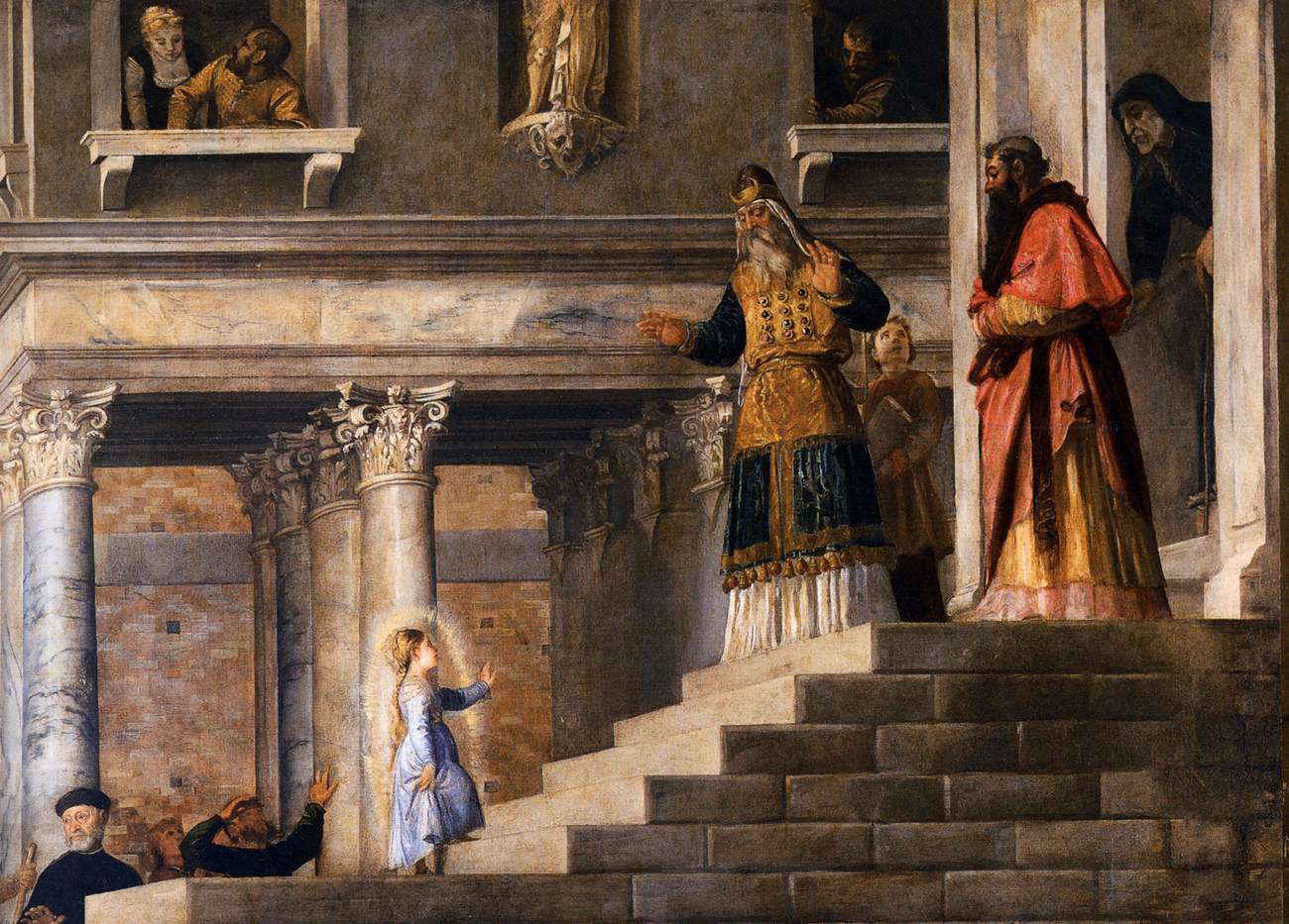 Presentation of the Virgin at the Temple (detail)