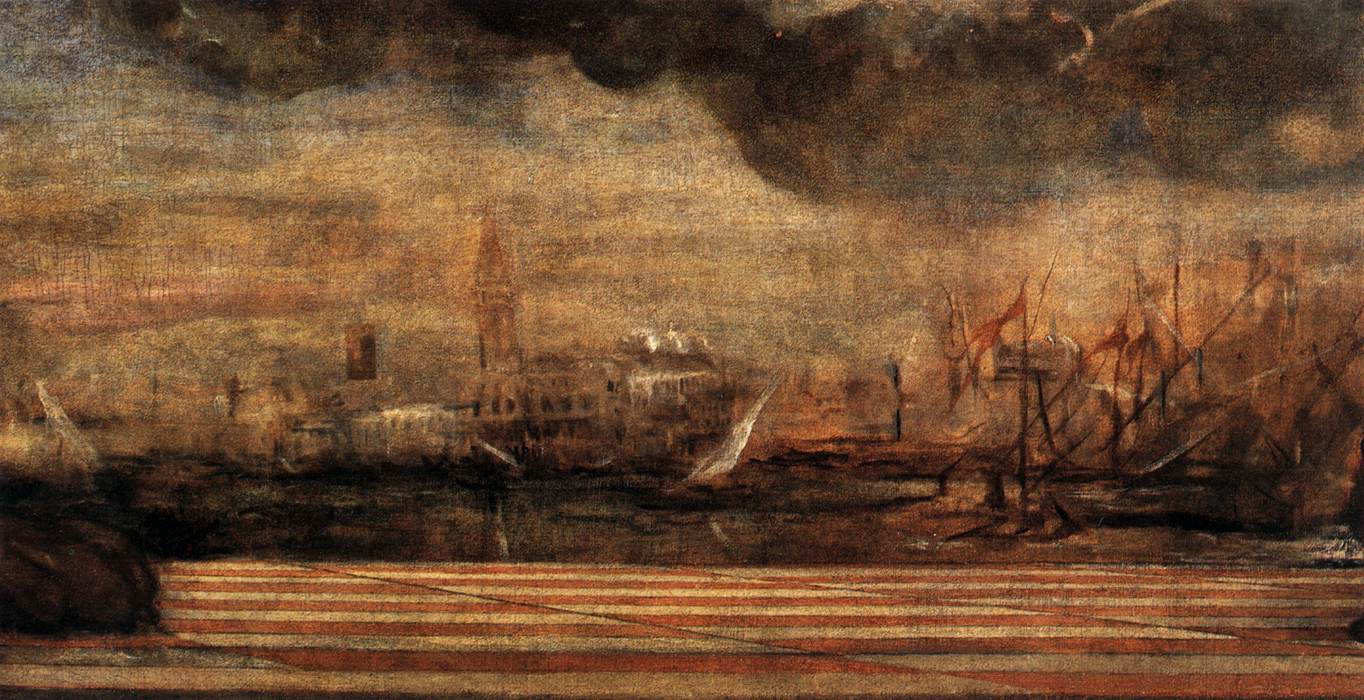 Doge Antonio Grimani Kneeling Before the Faith (detail)