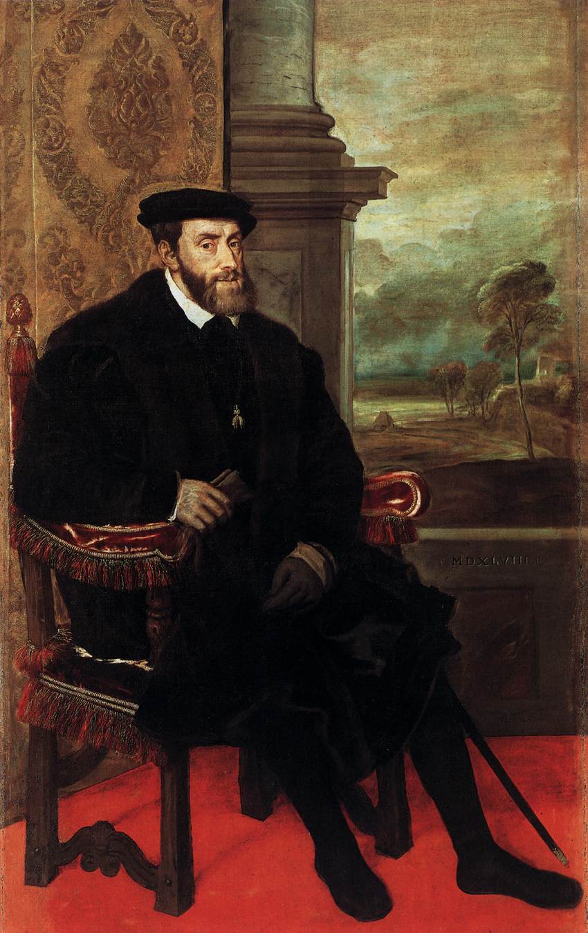 Portrait of Charles V Seated