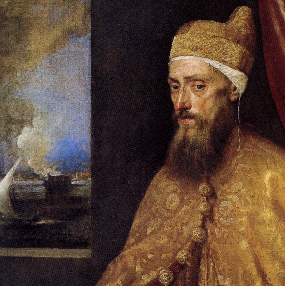 Portrait of the Doge Francesco Venier (detail)