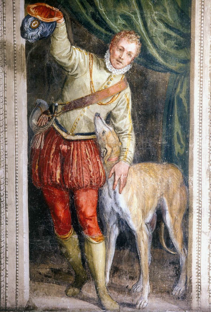 The page with a greyhound