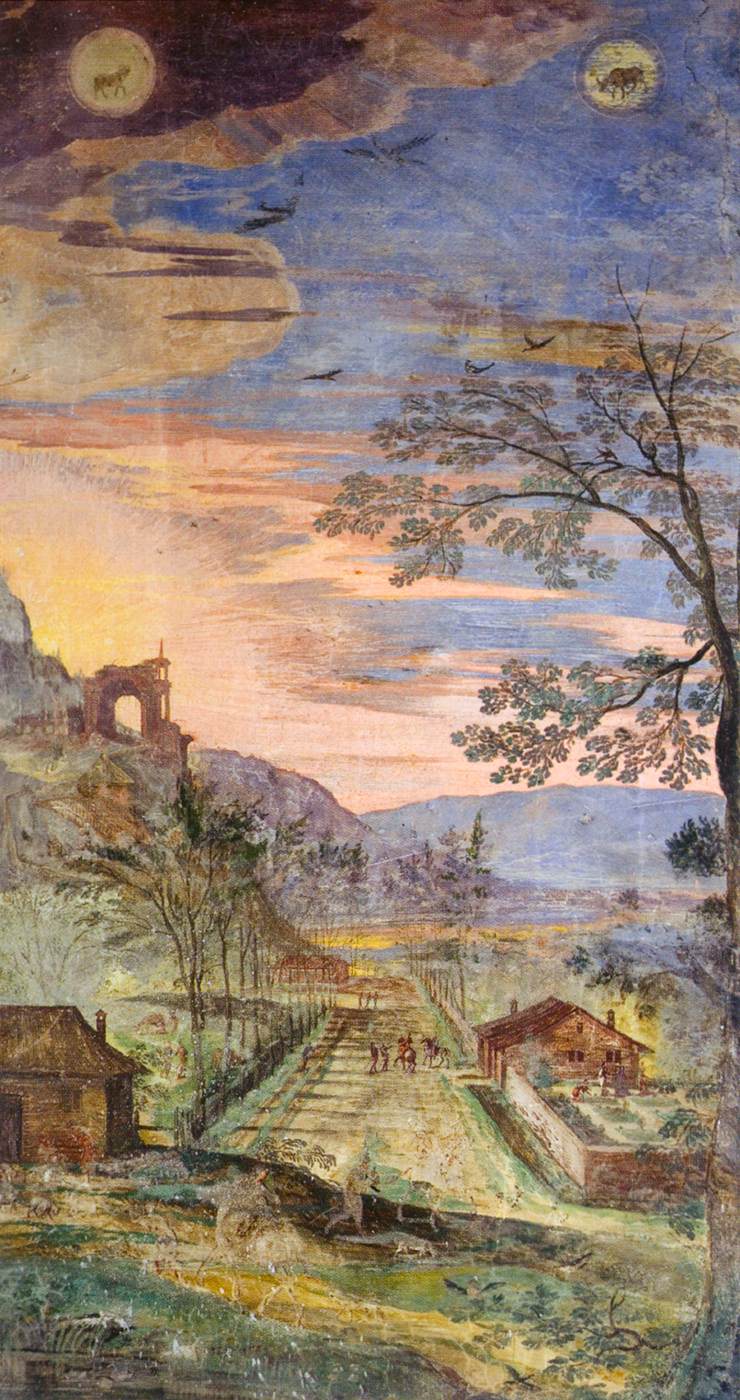 Springtime Landscape under the Sign of Aries and Taurus