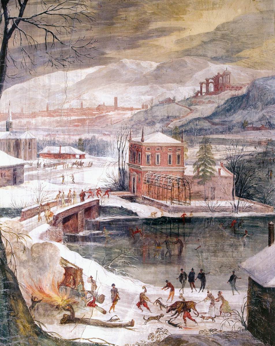 Winter Landscape under the Sign of Aquarius and Pisces (detail)