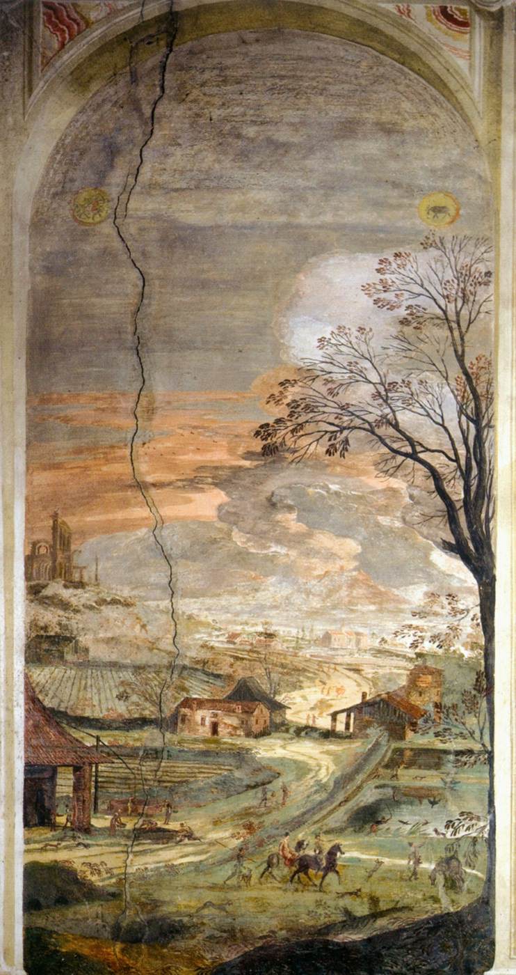 Landscape between Autumn and Winter under the Sign of Sagittarius and Capricorn