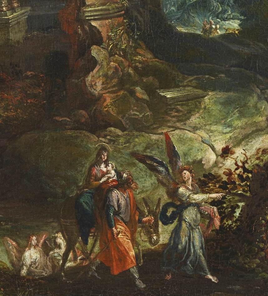 Flight into Egypt (detail)
