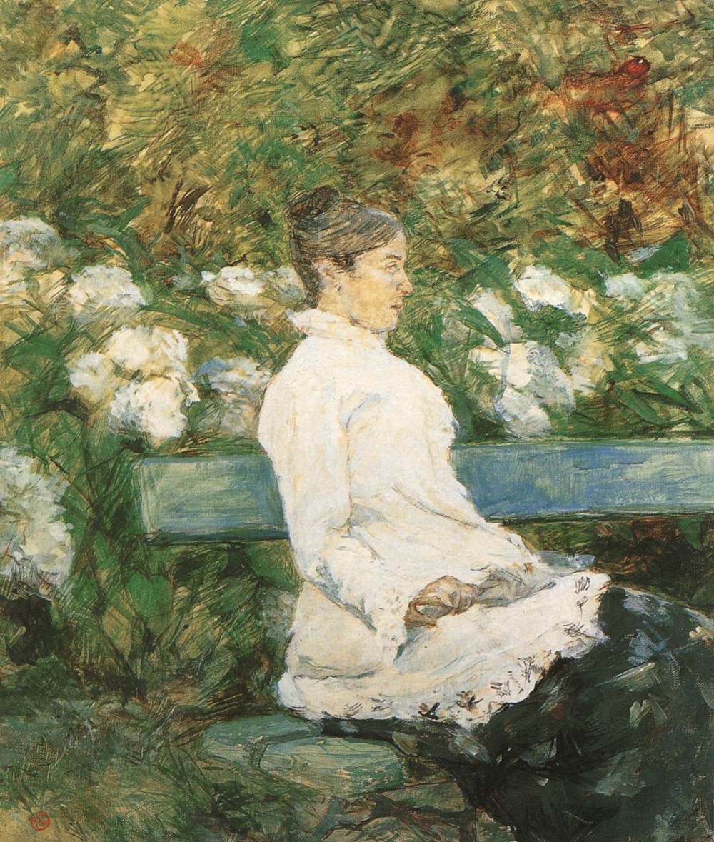 Countess Adèle de Toulouse-Lautrec in the Garden