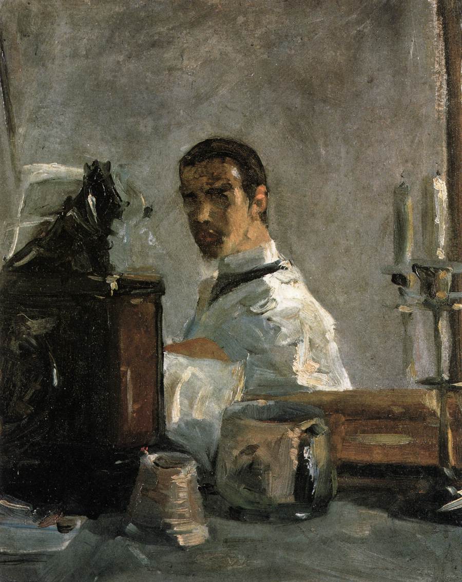 Self-Portrait in front of a Mirror