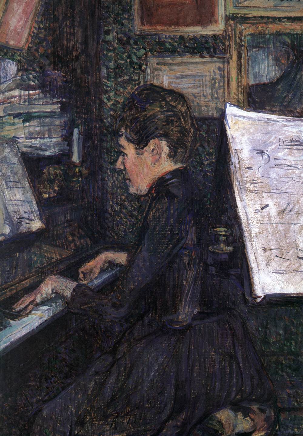 Mademoiselle Marie Dihau at the Piano