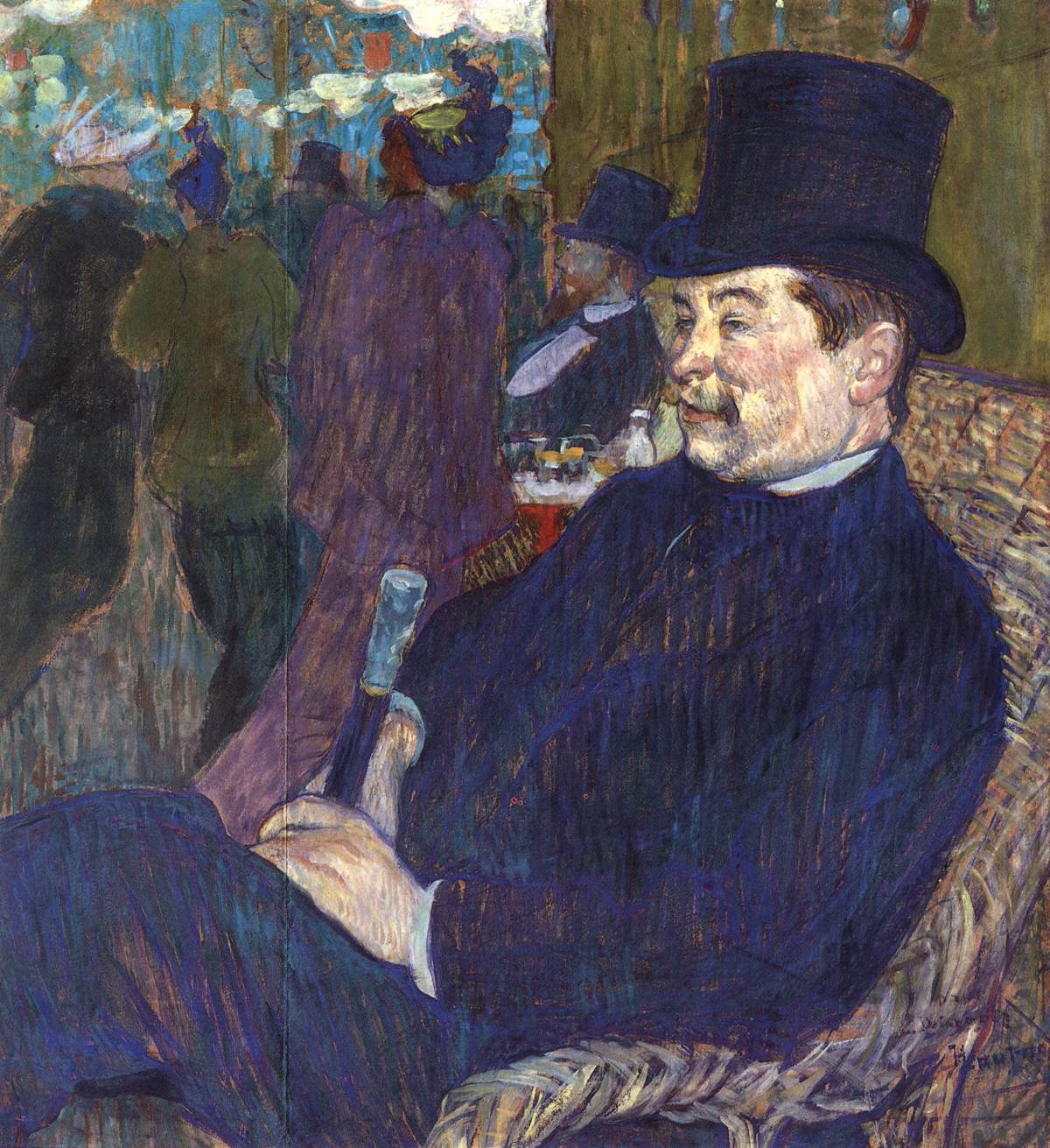 Monsieur Delaport in the Jardin de Paris