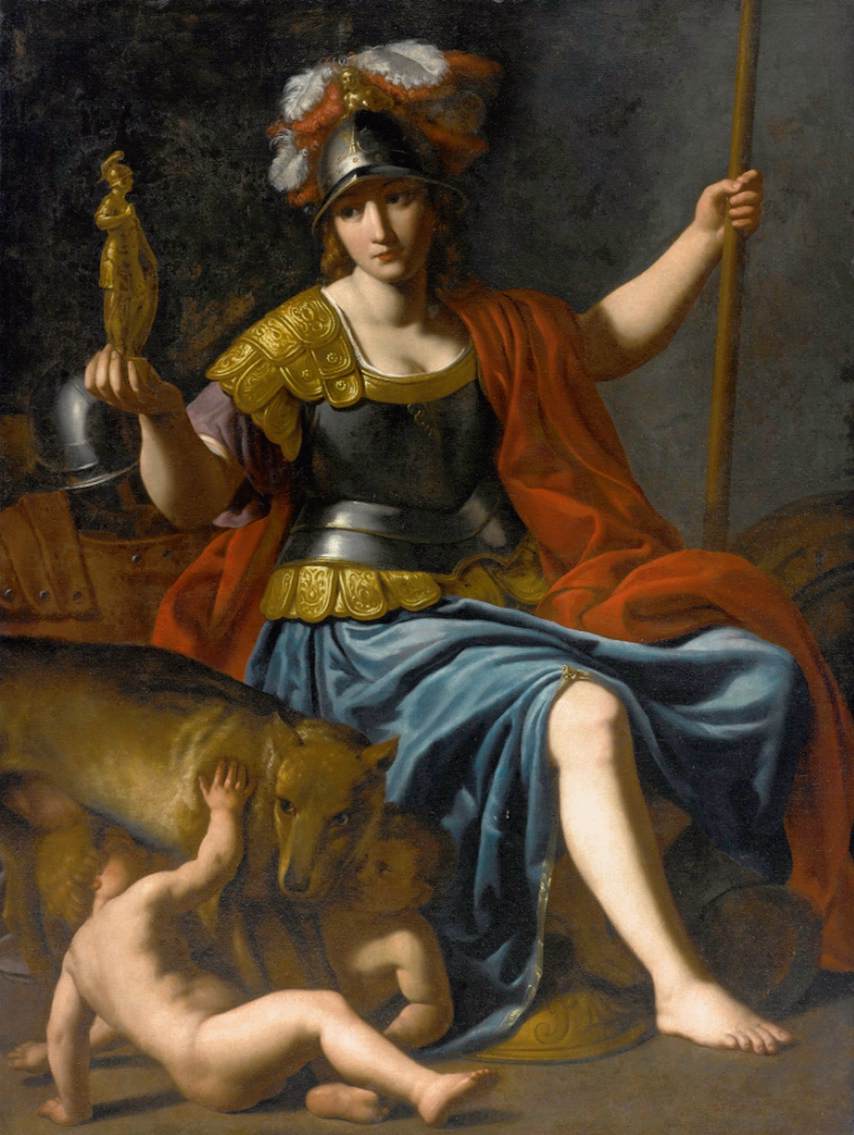 Bellona with Romulus and Remus