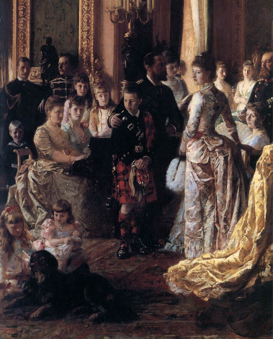 The Family of Queen Victoria in 1887 (detail)