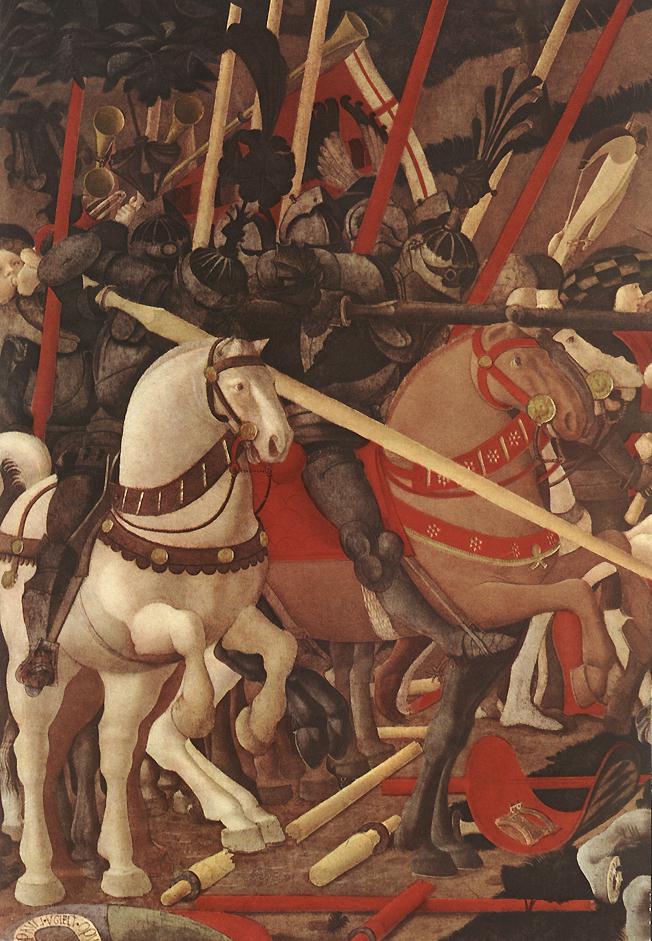 Bernardino della Ciarda Thrown off his Horse (detail)