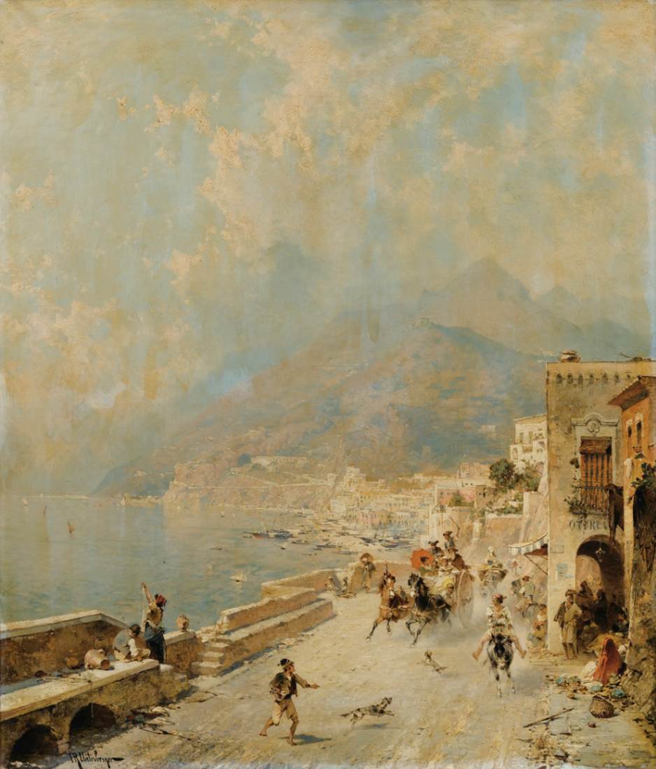 View of the Amalfi Coast