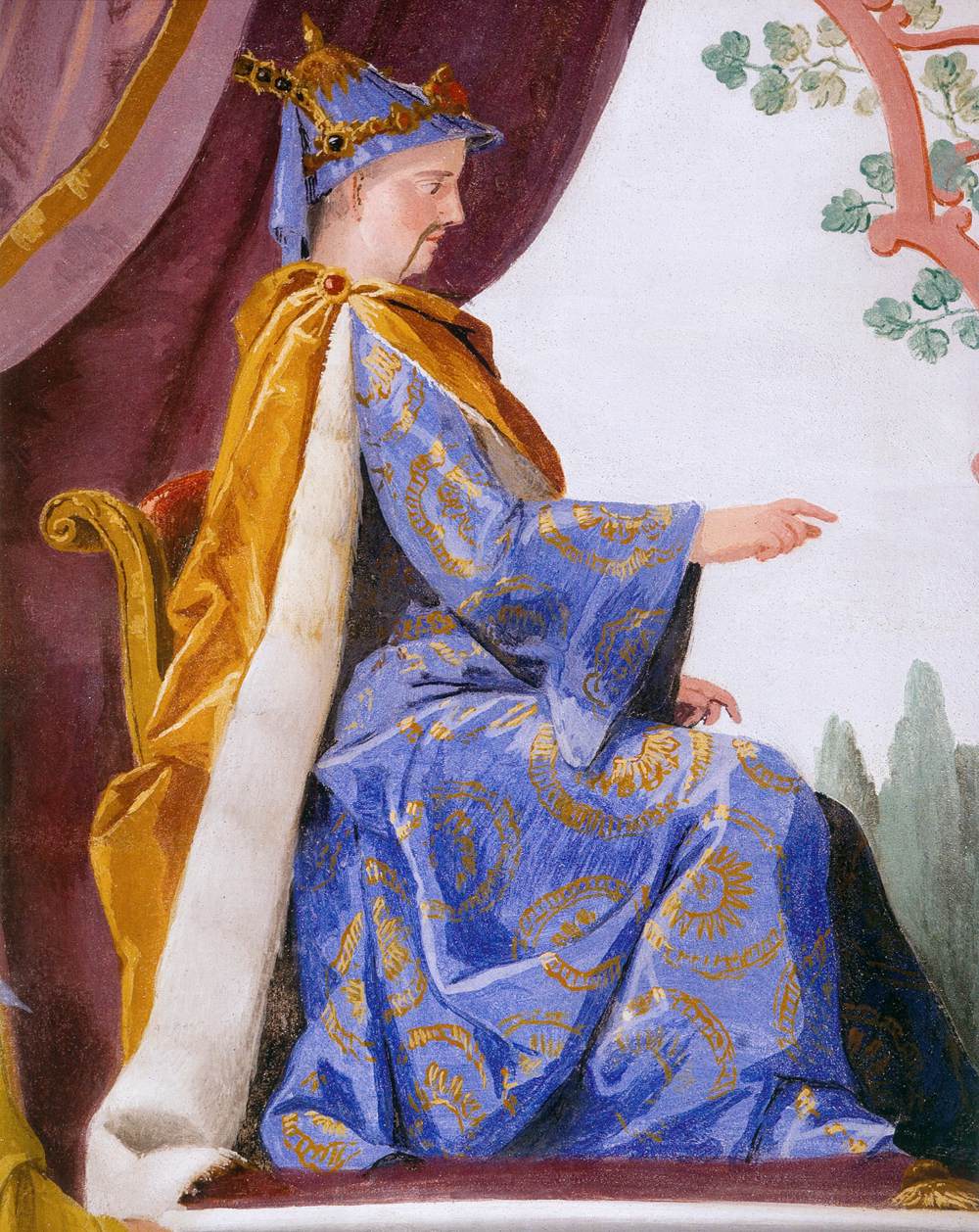 The Judgment of the Mandarin (detail)