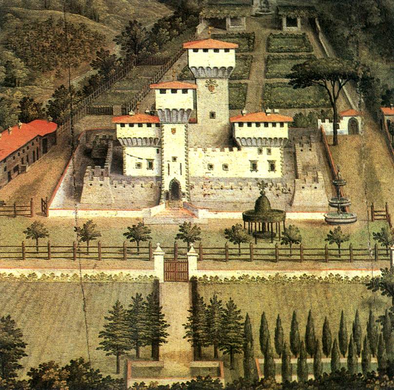 Villa Medicea, Cafaggiolo (detail)