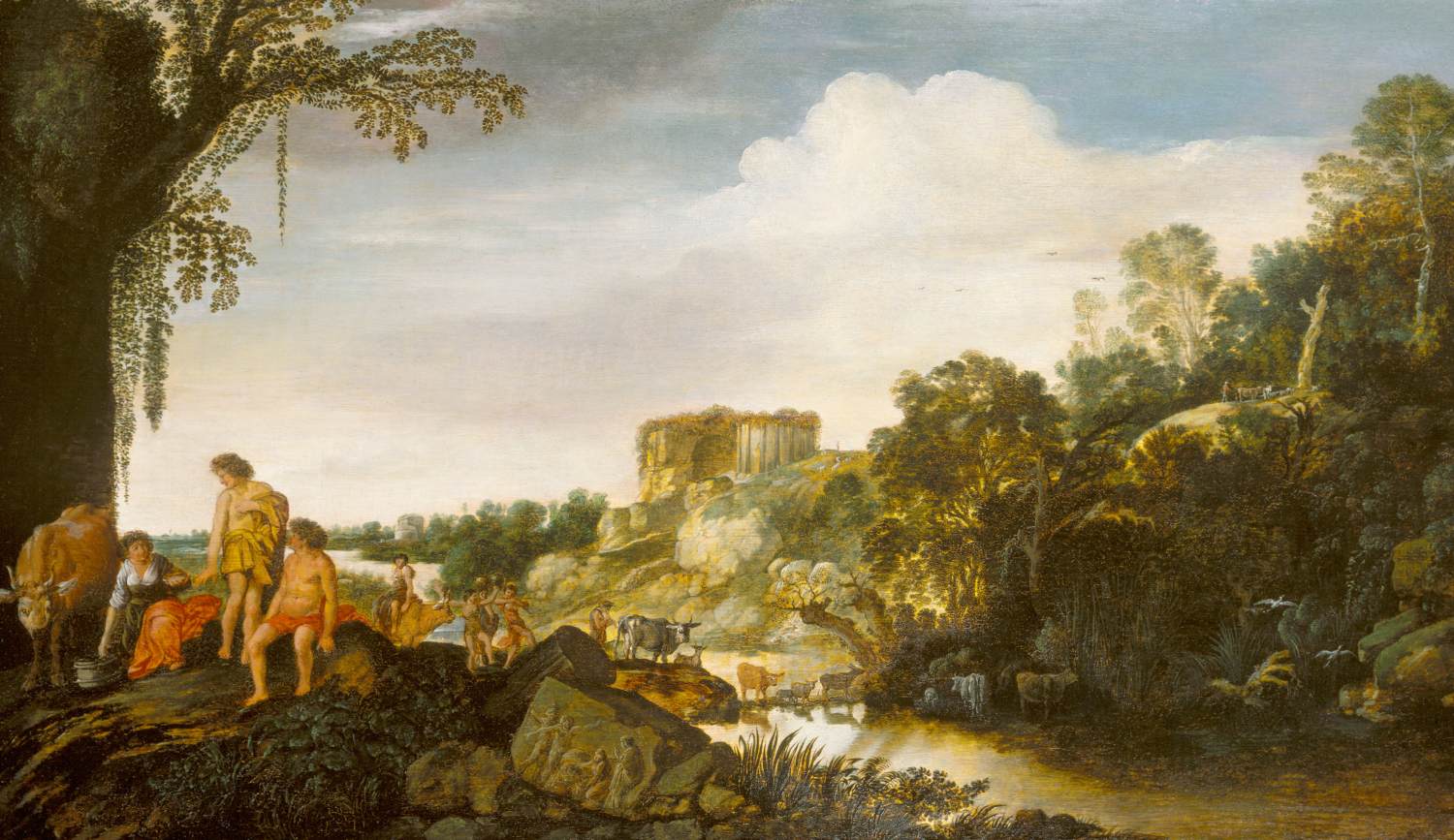 Landscape with Arcadian Scene