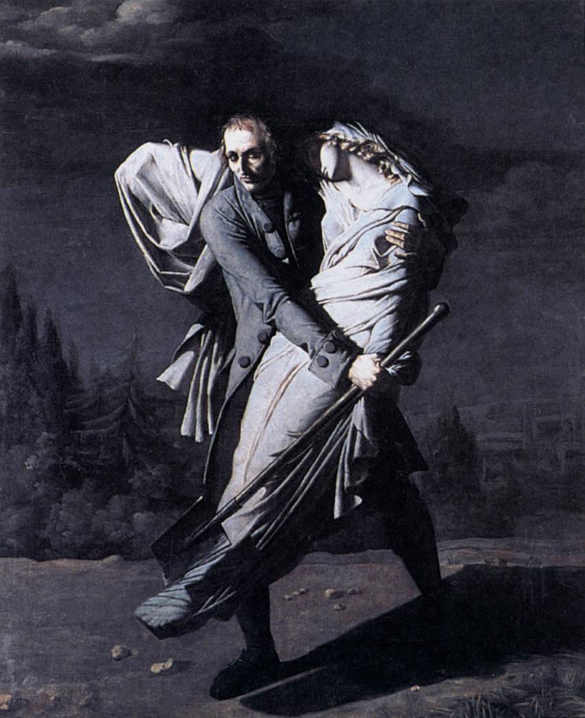 Young Holding his Dead Daughter in his Arms