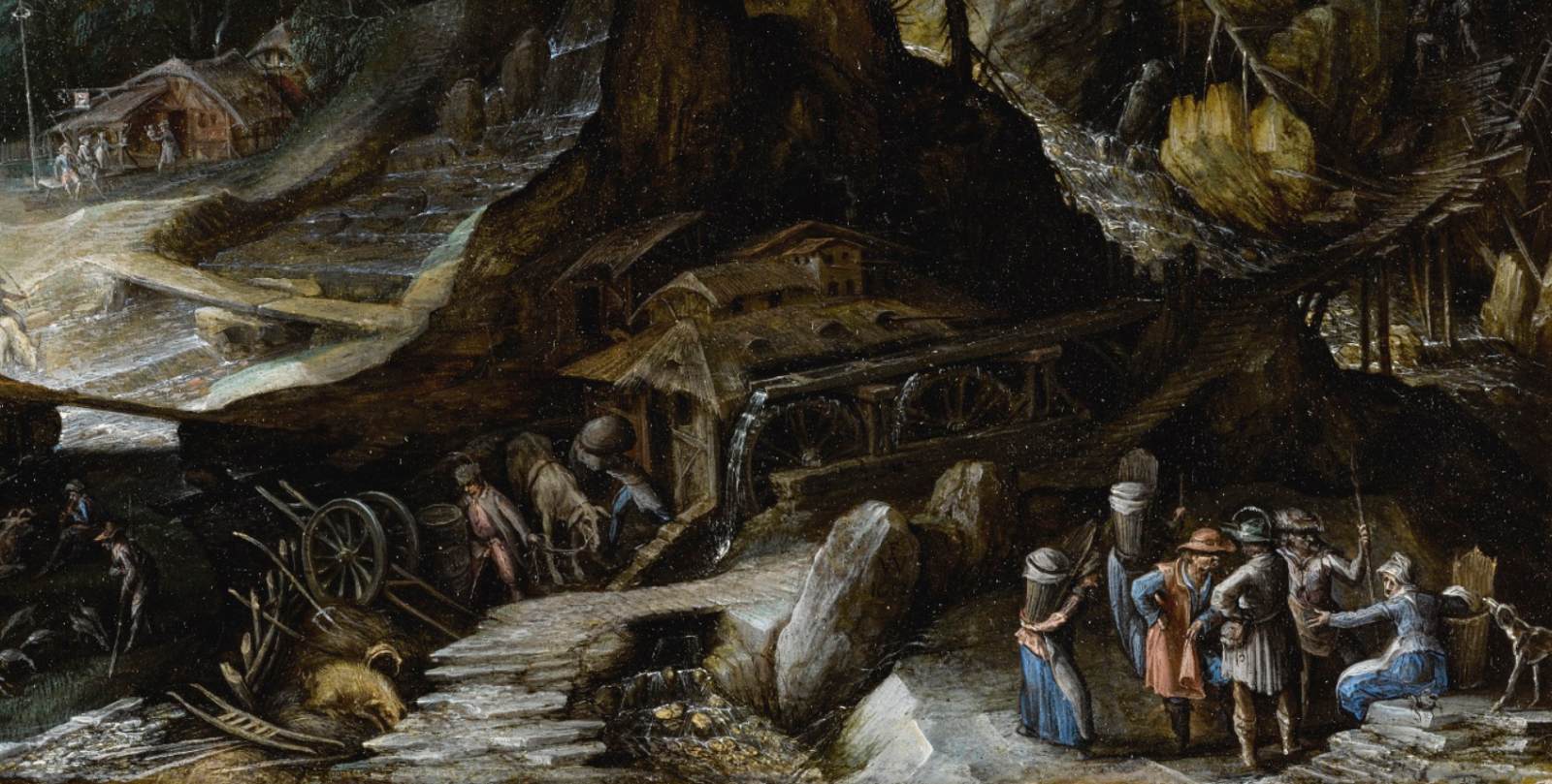 Mountainous Village Landscape (detail)