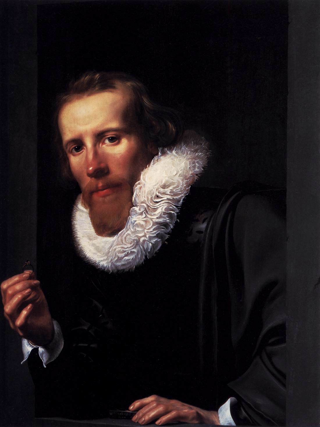 Portrait of a Man with Ring and Touchstone