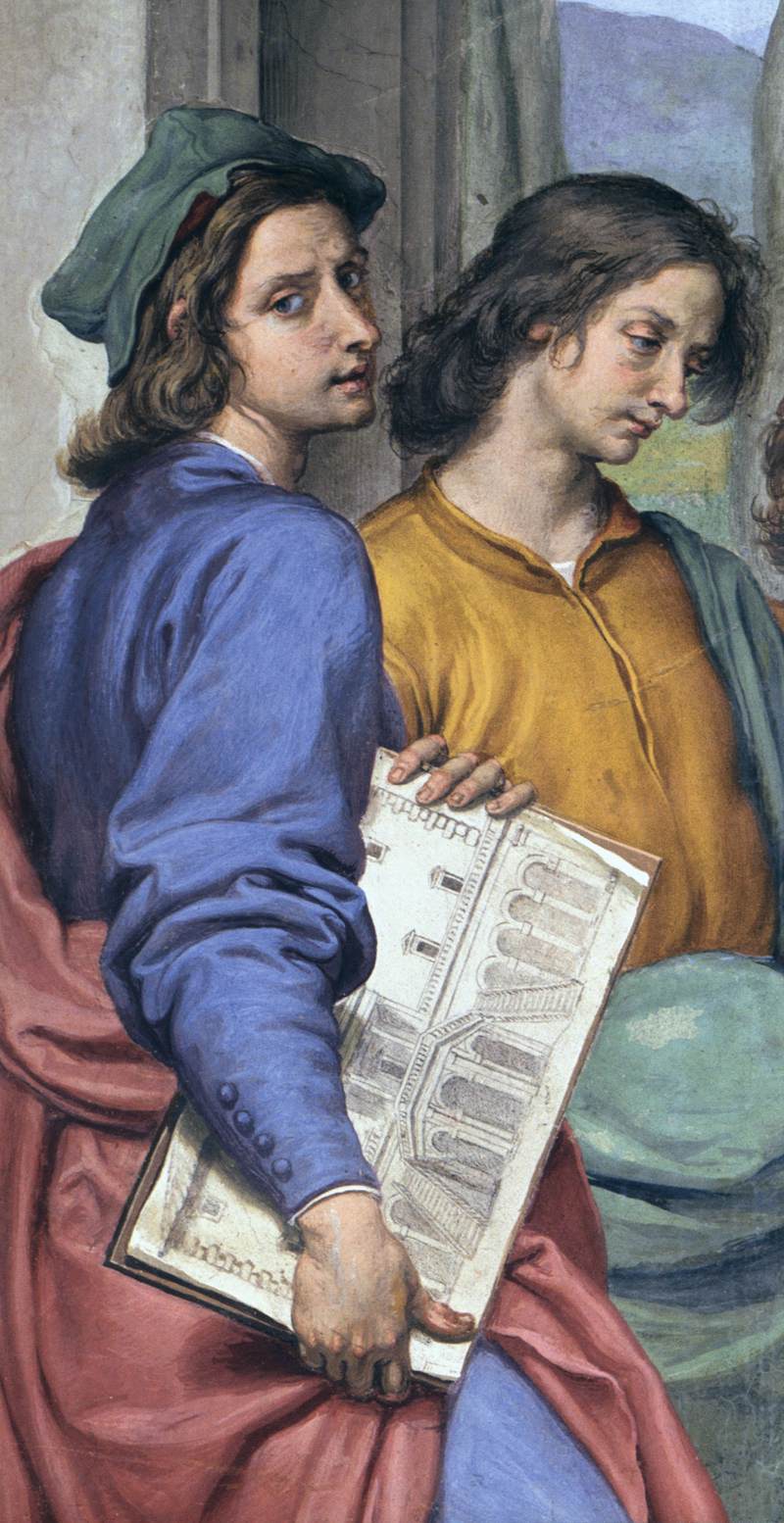 Michelangelo Showing Lorenzo il Magnifico the Head of a Faun (detail)
