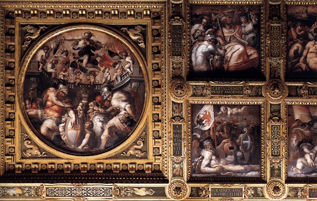 Ceiling of the Sala del Cinquecento (detail)