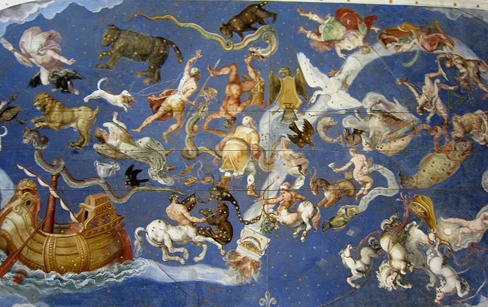 View of the ceiling (detail)