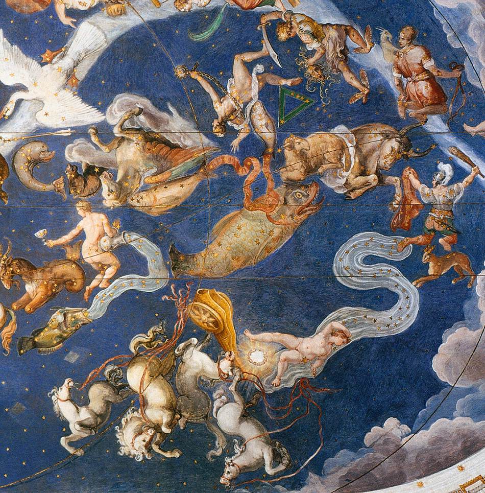 View of the ceiling (detail)