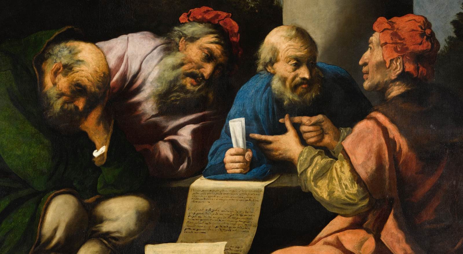 Dispute among the Doctors (detail)