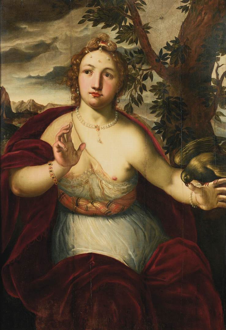 A Lady Bitten by a Parrot