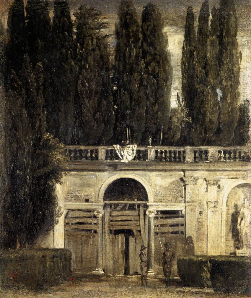 Villa Medici, Grotto-Loggia Façade