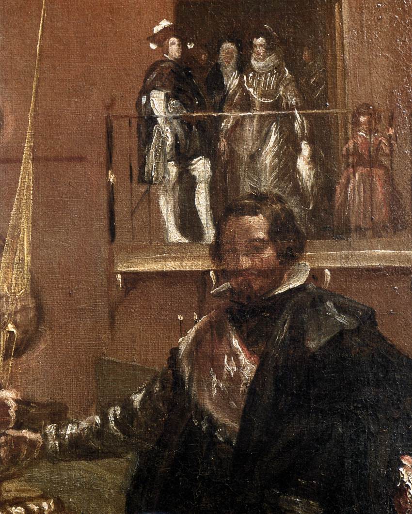 Prince Baltasar Carlos with the Count-Duke of Olivares at the Royal Mews (detail)