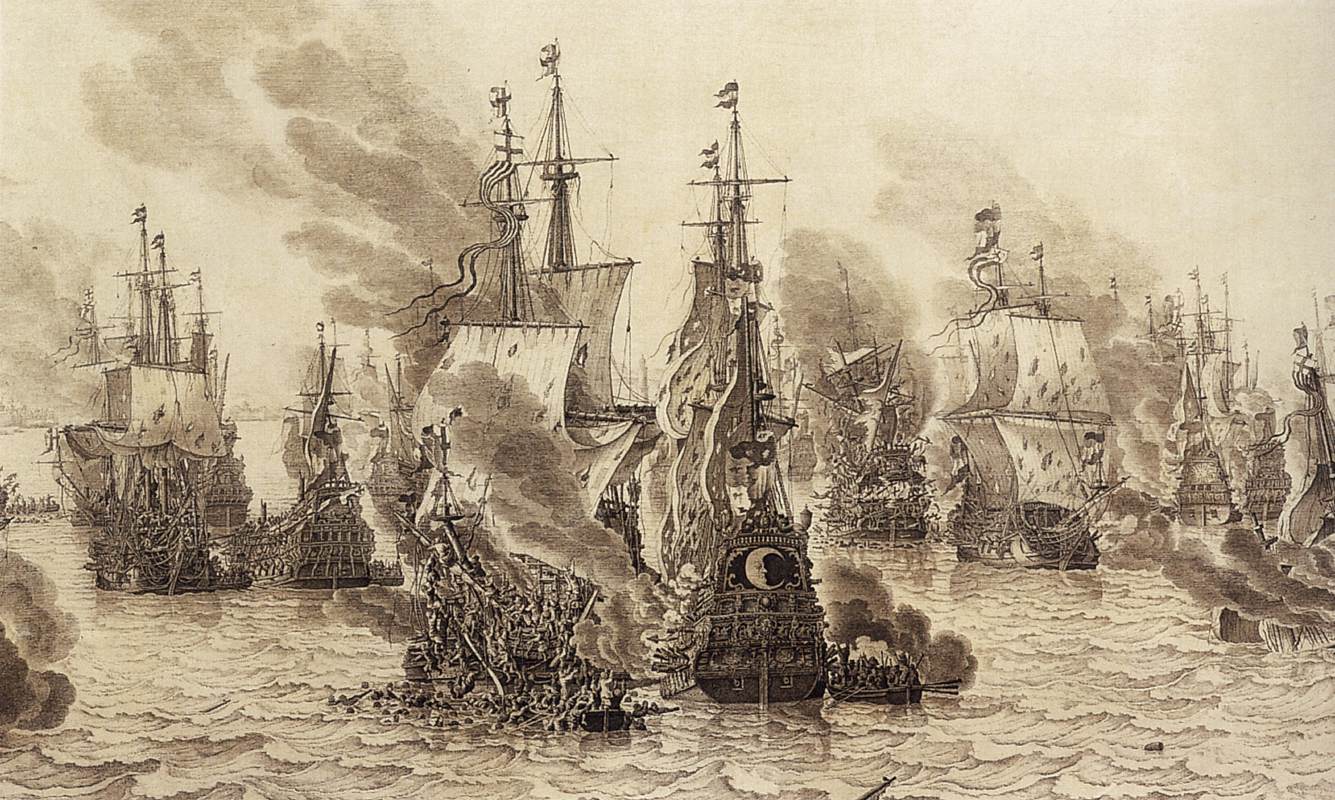 The Battle of Livorno (detail)