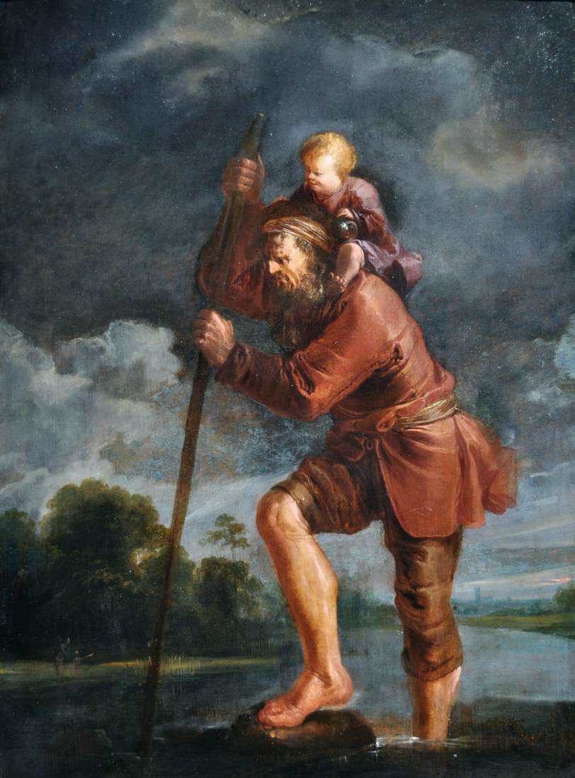 St Christopher Carrying the Christ Child
