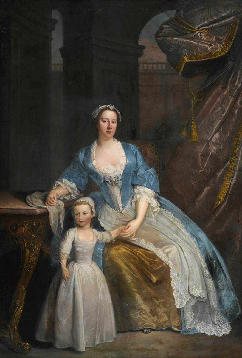 Portrait of Elizabeth Beckford with her Son Peter
