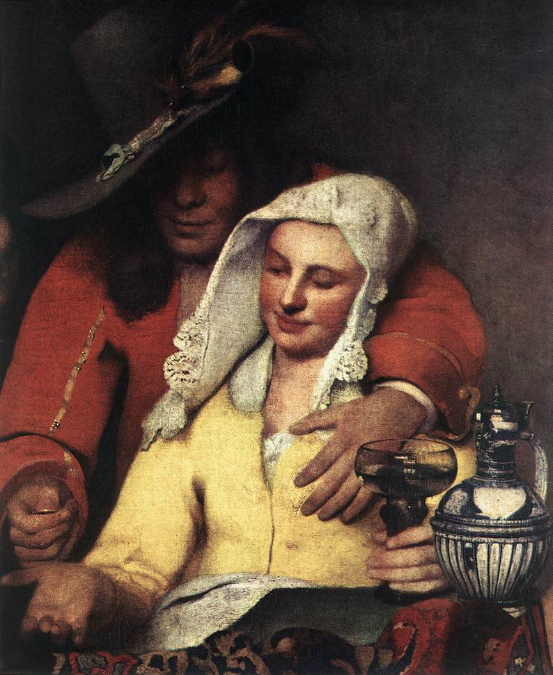 The Procuress (detail)