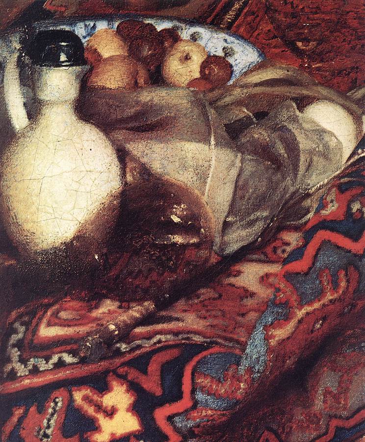 A Woman Asleep at Table (detail)