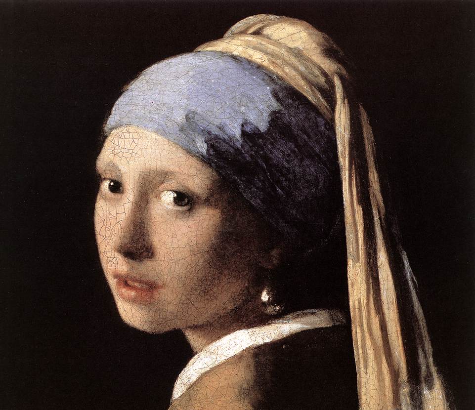 Girl with a Pearl Earring (detail)