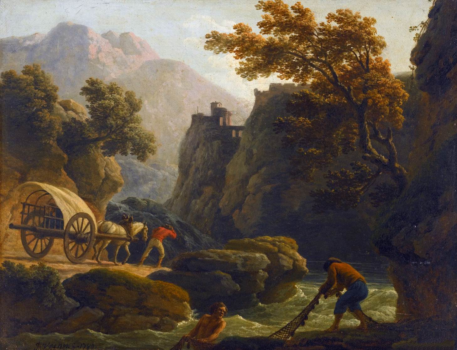 Mountainous River Landscape