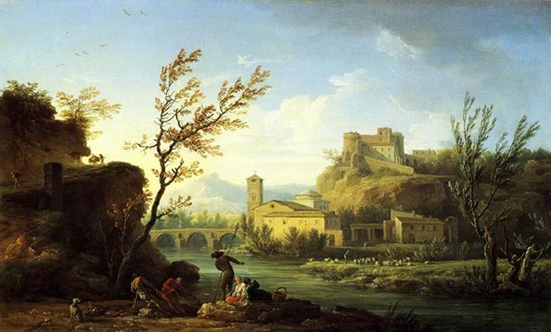 Italianate River Landscape