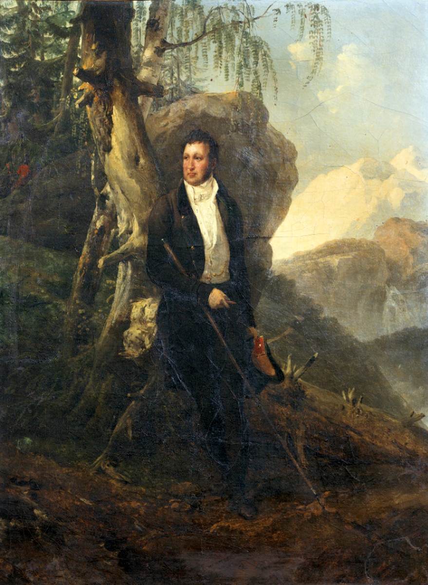 Louis-Philippe, Duc d'Orléans, in a Swiss Landscape