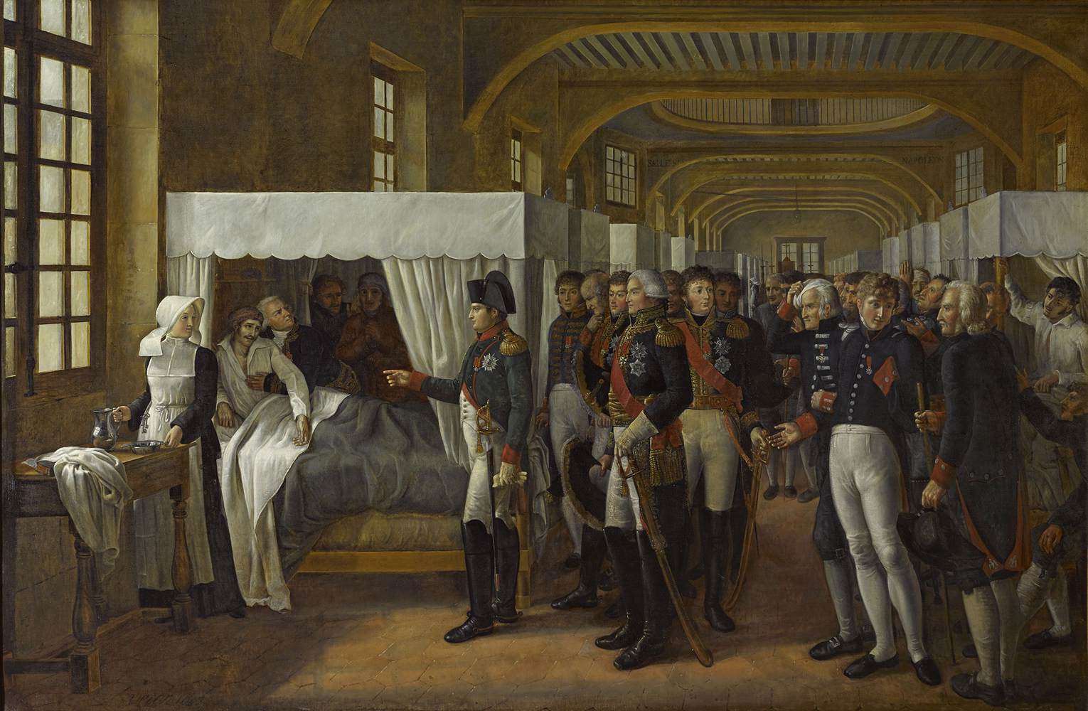 Napoleon Visiting the Infirmerie des Invalides