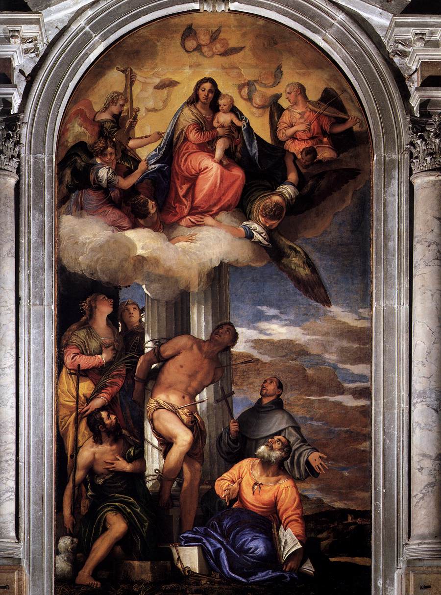 Virgin and Child Enthroned with Saints