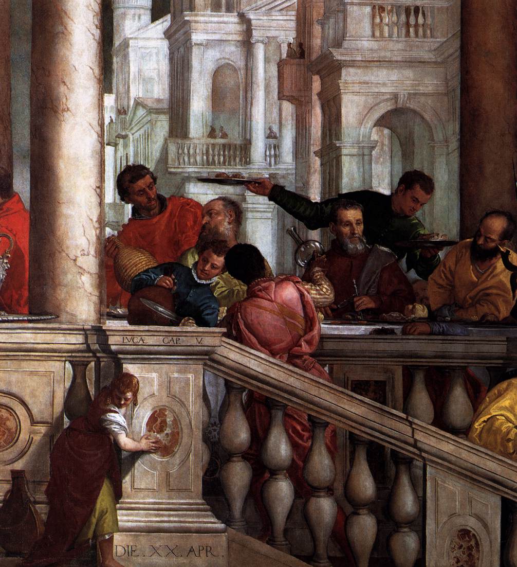 Feast in the House of Levi (detail)