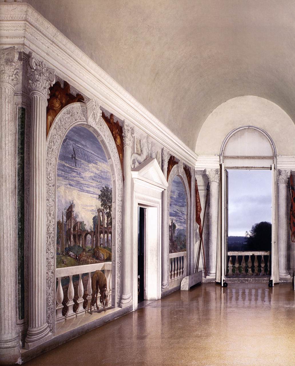 View of the Sala a Crociera