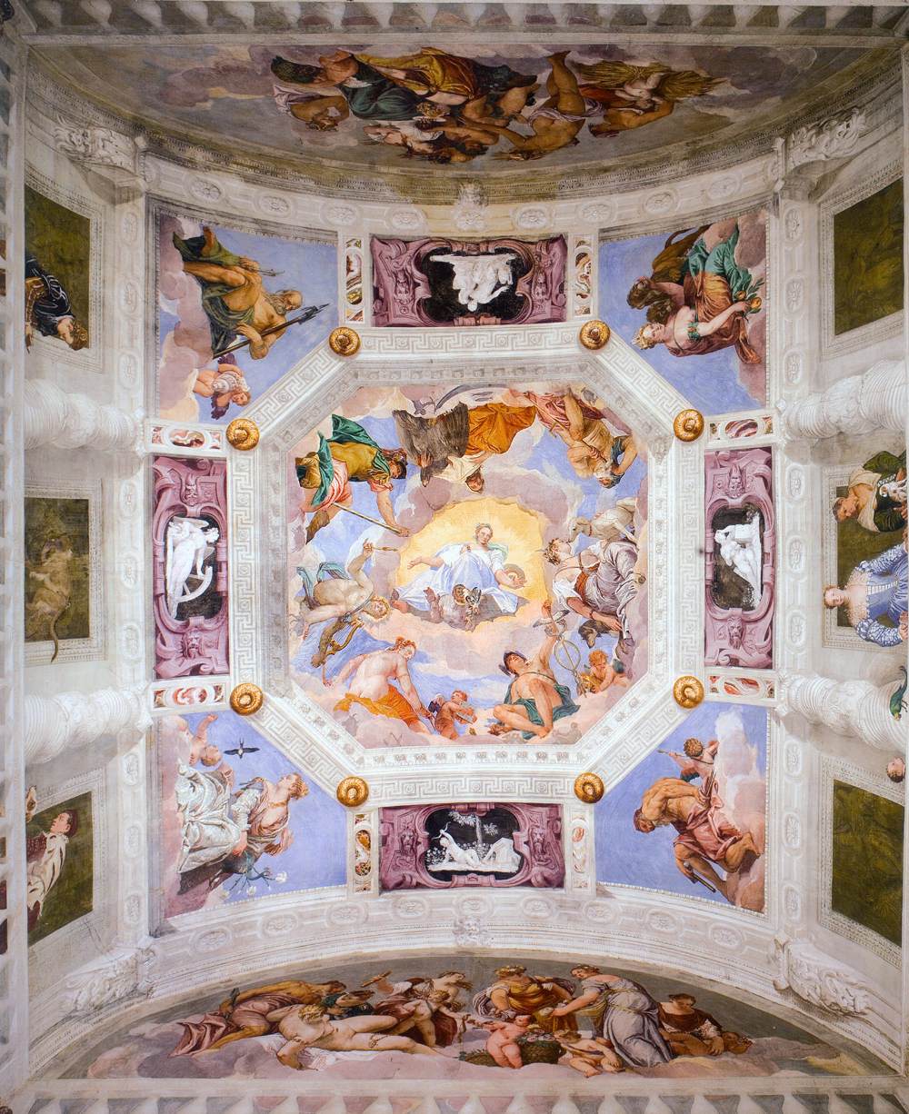 Ceiling of the Sala dell'Olimpo