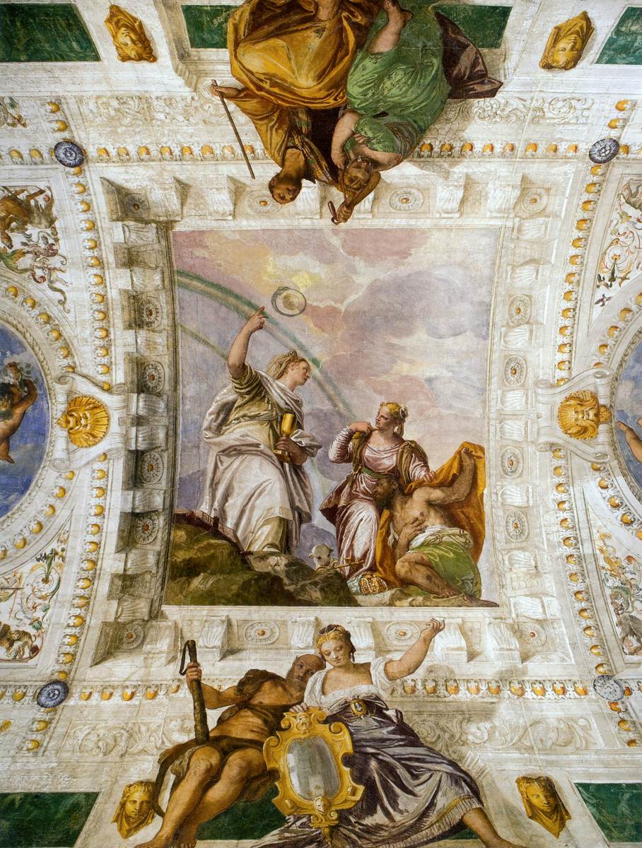 Ceiling in the Stanza del Lucerna