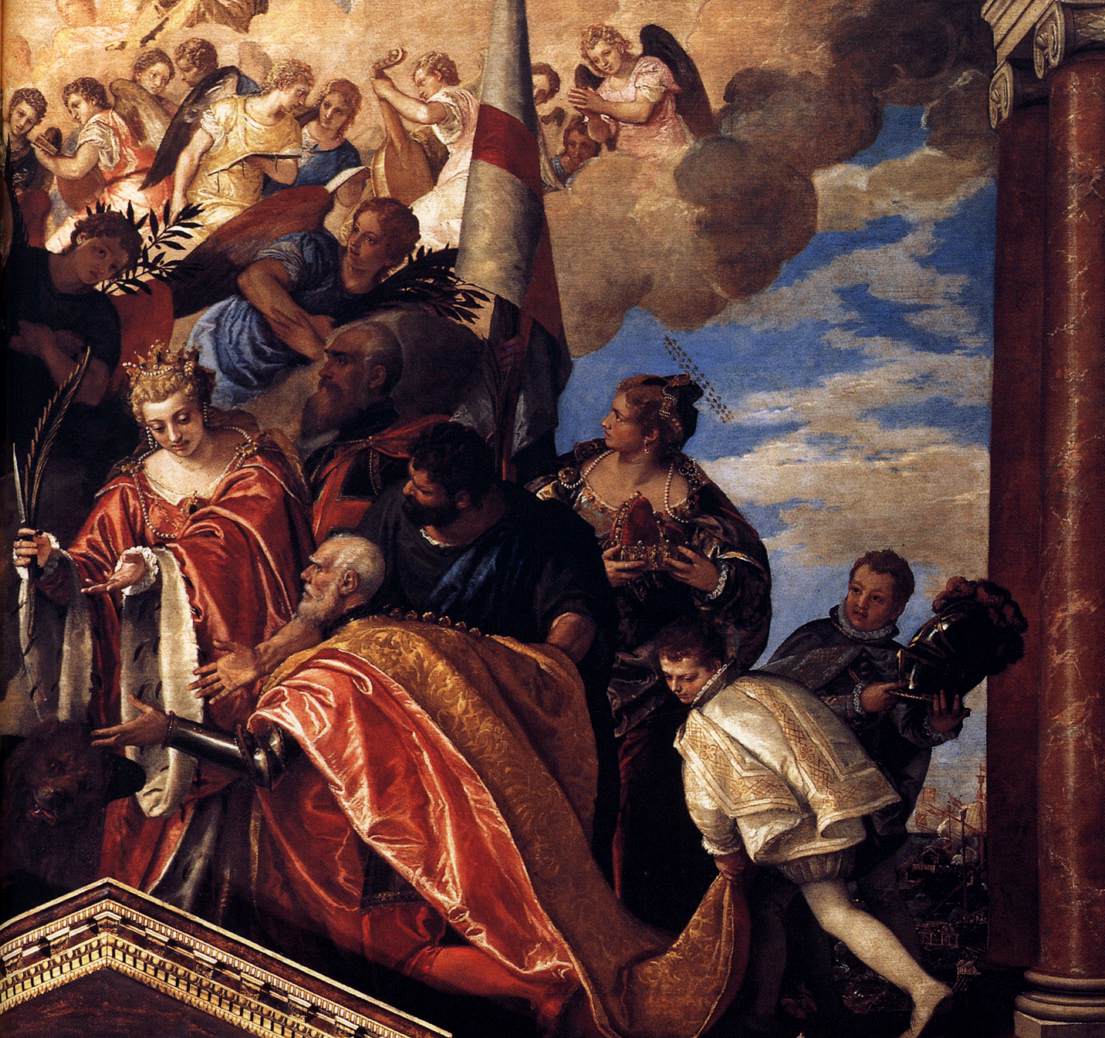 Votive Portrait of Doge Sebastiano Venier (detail)