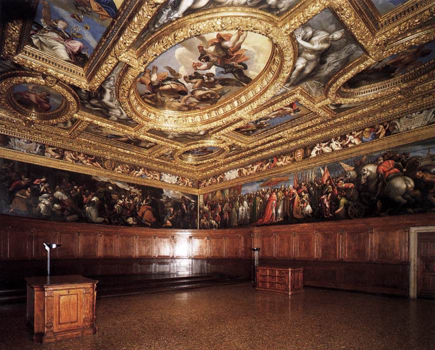 View of the Sala del Consiglio dei Dieci