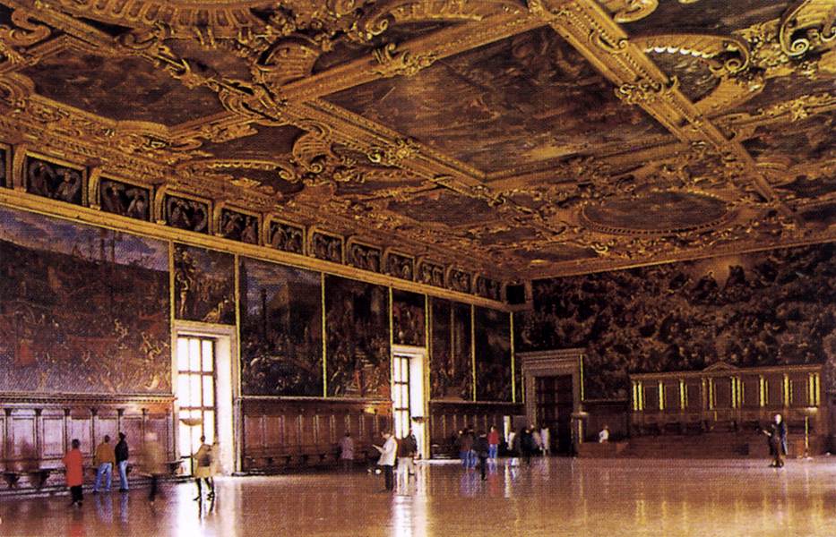 View of the Sala del Maggior Consiglio