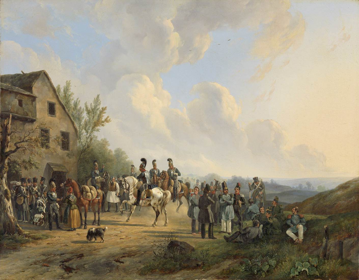 Scene from the Ten Days' Campaign